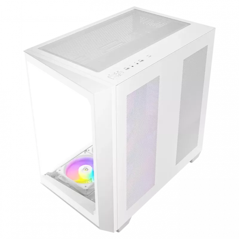 Antec C5 - Midi bokštas - Baltas - ATX - ITX - micro ATX - Stiklas - Plastikas - Plienas - 3x 120 mm