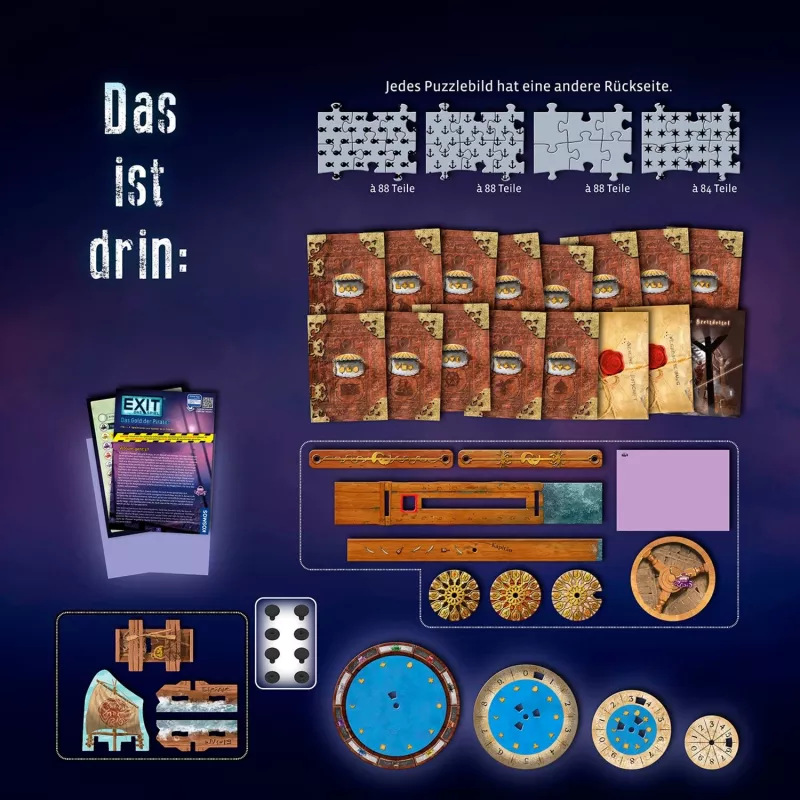 Kosmos EXIT-Das Spiel dėlionė 14 dalių