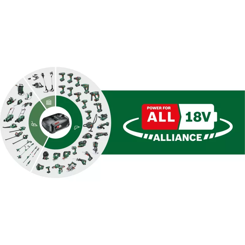 Belaidis smūginis gręžtuvas-suktuvas EasyImpact 18V-38 (Žalia/juoda, ličio jonų baterija 2,0 Ah, dėklas, POWER FOR ALL ALLIANCE)