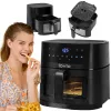 Oro gruzdintuvė Lovio LVAF002BK PureFry XL Smart 6L Juoda