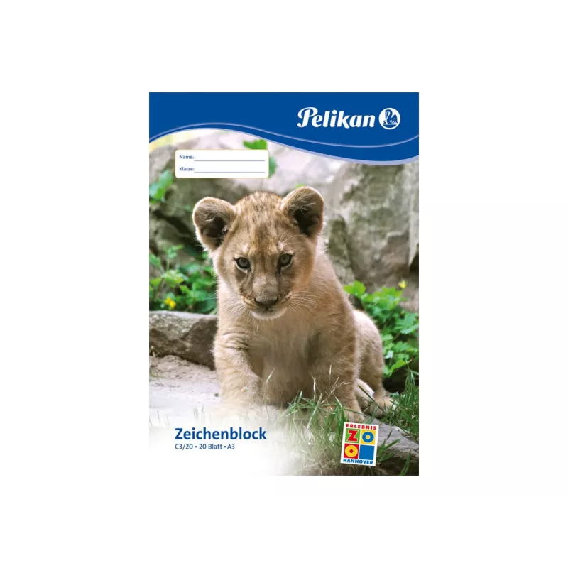 Pelikan 224840 piešimo popieriaus bloknotas, 20 lapų