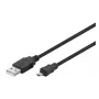 Microconnect USBAMB82 USB laidas USB 2.0 1,8 m USB A Mini-USB B juodas