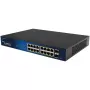 ALLNET ALL-SG8418PM 18 prievadų Gigabit PoE jungiklis – 16 PoE prievadų, 2 uplink prievadai