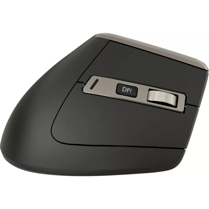Belaidė vertikali pelė Yenkee YMS 5040 ERGO PRO, 2.4 GHz / BT 5.0 / BT 3.0, juoda