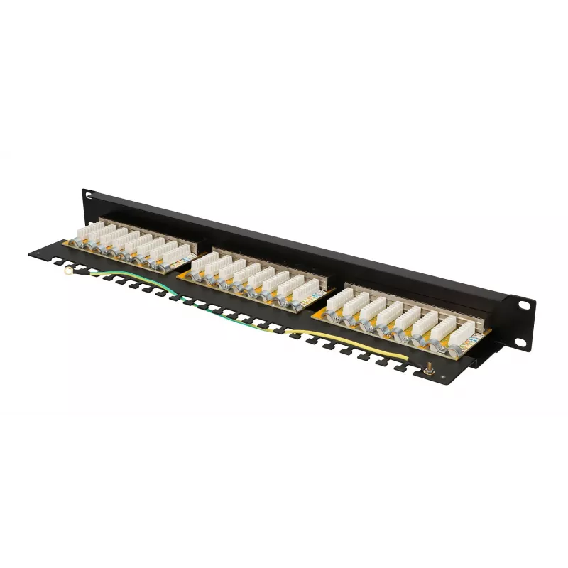 Patch Panel Extralink CAT5E STP V2 24 prievadai