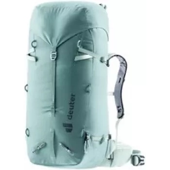 Kuprinė DEUTER Guide 42+8 SL jade-frost – 42+8 L lengva patvari žygiavimo kuprinė, SL moteriškas pritaikymas