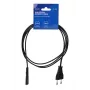 Savio CL-100 maitinimo laidas juodas 1,8 m IEC C7 (3,4 mm, 3,1 mm) E tipo kištukas