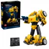LEGO Icons Transformers Bumblebee veiksmo figūrėlės konstravimo rinkinys – kolekcinis robotų modelis suaugusiems, transformuojamas į transporto priemonę, dovana vyrams