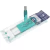 Leifheit 55049 šluota mikropluošto grindų šluotėlė laminatui, plytelėms ir medžiui, pilka/turkio