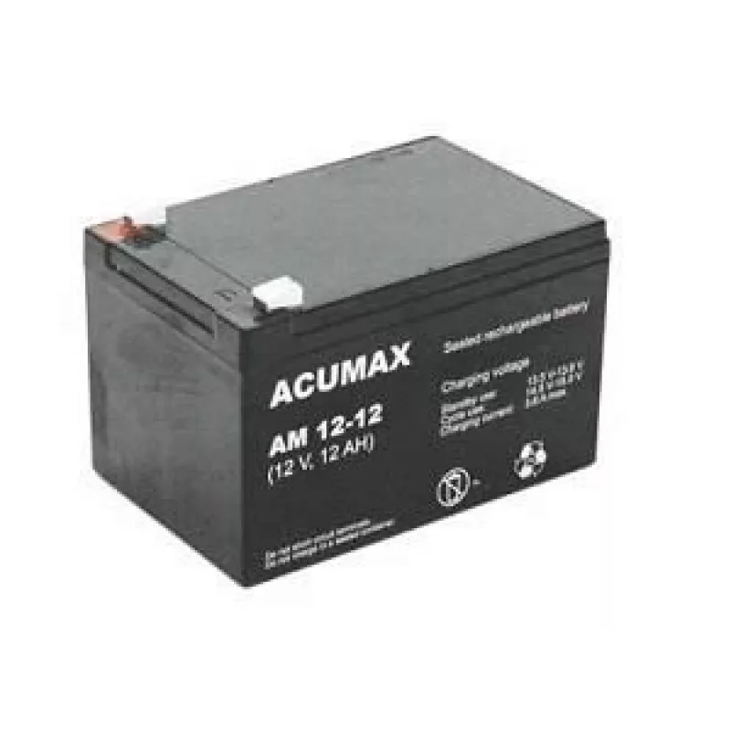 12V 12AH VRLA akumuliatorius AM12-12 Acumax Emu