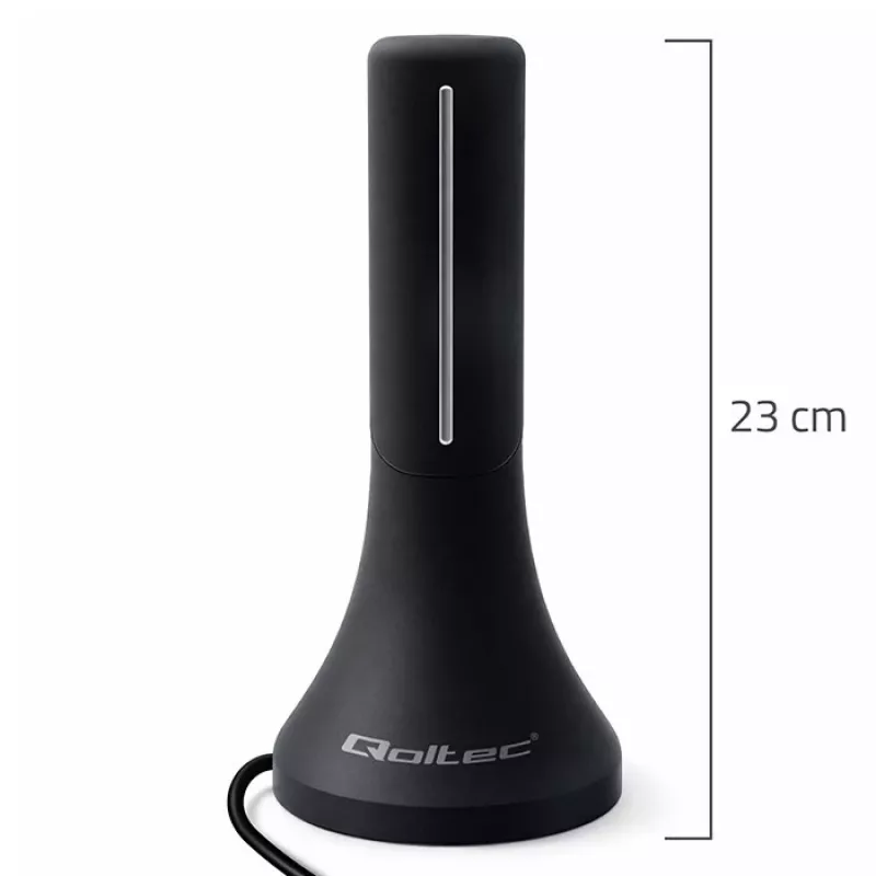 Televizijos antena QOLTEC DVB-T/T2 57065 (vidaus / lauko)
