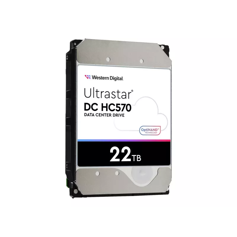 3,5 colio SAS kietasis diskas Western Digital Ultrastar DH HC570 22 TB, 12 Gbit/s, 7200 RPM, 512 MB talpykla