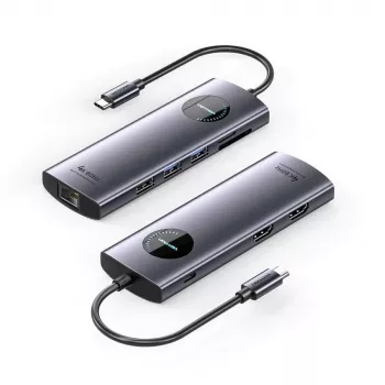 Vention 9-in-1 MST USB-C 4K 100W 5Gbps dokavimo stotelė