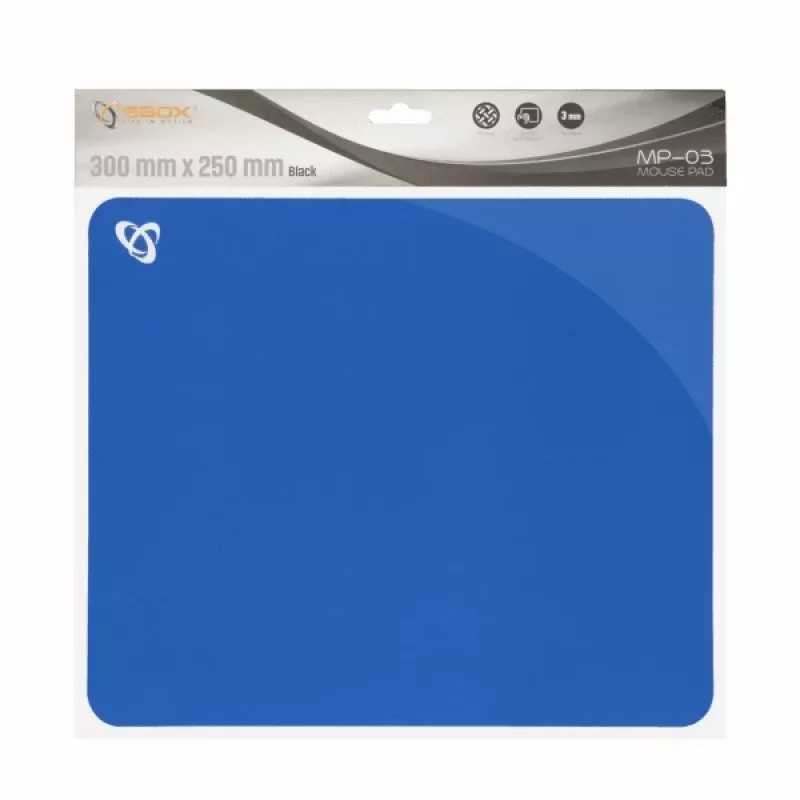 Sbox MP-03BL Mėlynas gelinis pelės kilimėlis