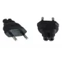 MicroConnect PEEUC7AD maitinimo kištuko adapteris C7 (aštuoniukė) į M tipą, juodas