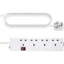 Adapteris maitinimo blokui VISION Duckhead, skirtas Apple maitinimo adapteriui, C7 figūrinis lizdas, EU CEE 7/7 Schuko kištukas, baltas