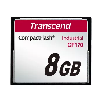 Transcend Industrial CompactFlash atminties kortelė 8GB 170x TS8GCF170