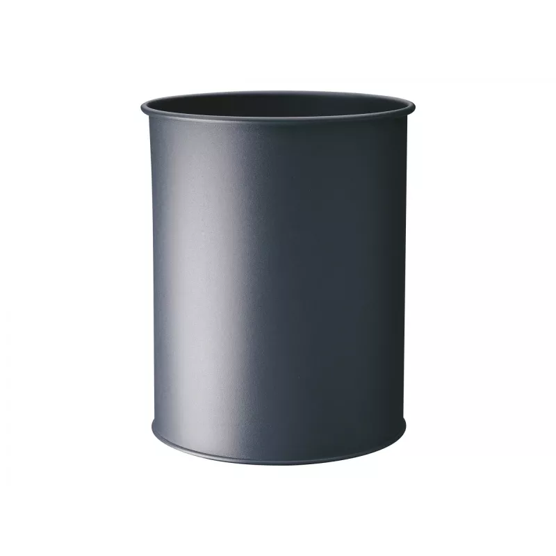 Šiukšliadėžė Durable 330158 15 L apvali metalinė antracito