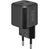 Sieninis įkroviklis GOOBAY 75333 – universalus vidinis AC USB-C įkroviklis, 2x USB-C, 35 W, juodas