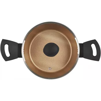Puodas Russell Hobbs RH01669BEU7 20 cm, juodas, nerūdijančio plieno vidus