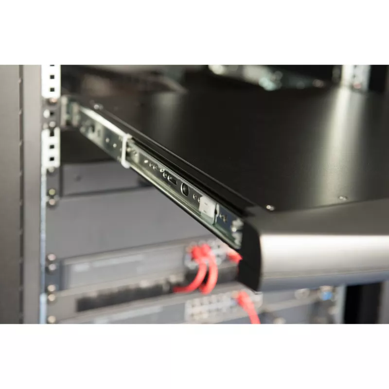 KVM konsolė Digitus 19 colių HD LCD 16 prievadų VGA vokiška klaviatūra
