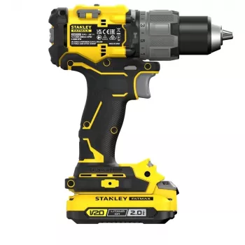 Gręžtuvas-suktuvas STANLEY FatMax V20 SFMCD726D2K 18V, 2x 2Ah Li-Ion, 80 Nm, 2 greičiai, LED