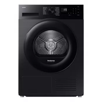 Samsung džiovintuvas DV90DG52A0ABLE, juodas, SpaceMax, Higiene care, 9 kg, A+++, šilumos siurblys