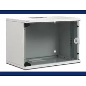 Sieninis 19 inch 9U spintelė Digitus SOHO, pilka, su stiklo durimis
