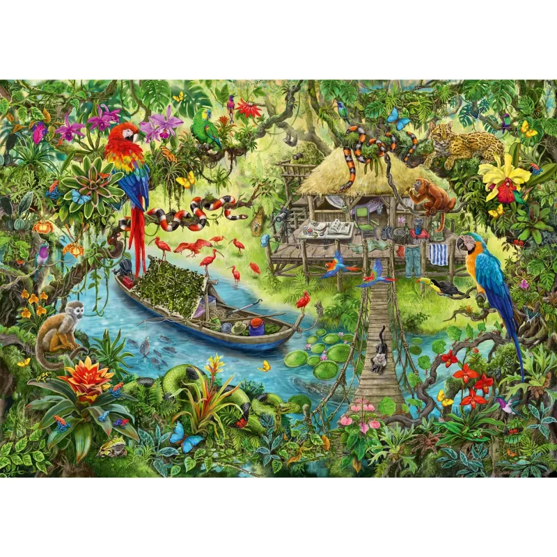 Kontūrinis galvosūkis Ravensburger 12924 Menas 368 dalių