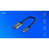 Savio Adapter USB-C (M) į HDMI (M), 4K, 60Hz, Aliuminis, AK-78