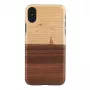 Dėklas iPhone X/XS man and wood modelis mare, juodas