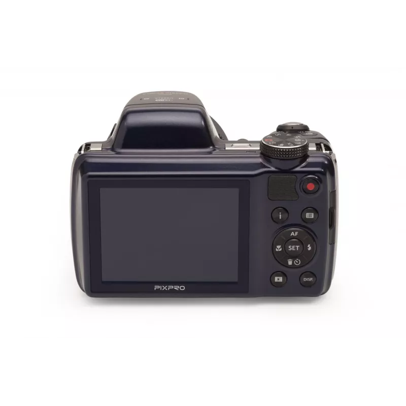 Fotaparatas Kodak AZ528 Midnight Blue su EU kištuku, 2 baterijomis ir dėklu