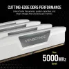 CORSAIR Vengeance DDR5 atminties rinkinys 48 GB (2 x 24 GB) 6000 MHz CL30 baltas (CMK48GX5M2B6000C30W)
