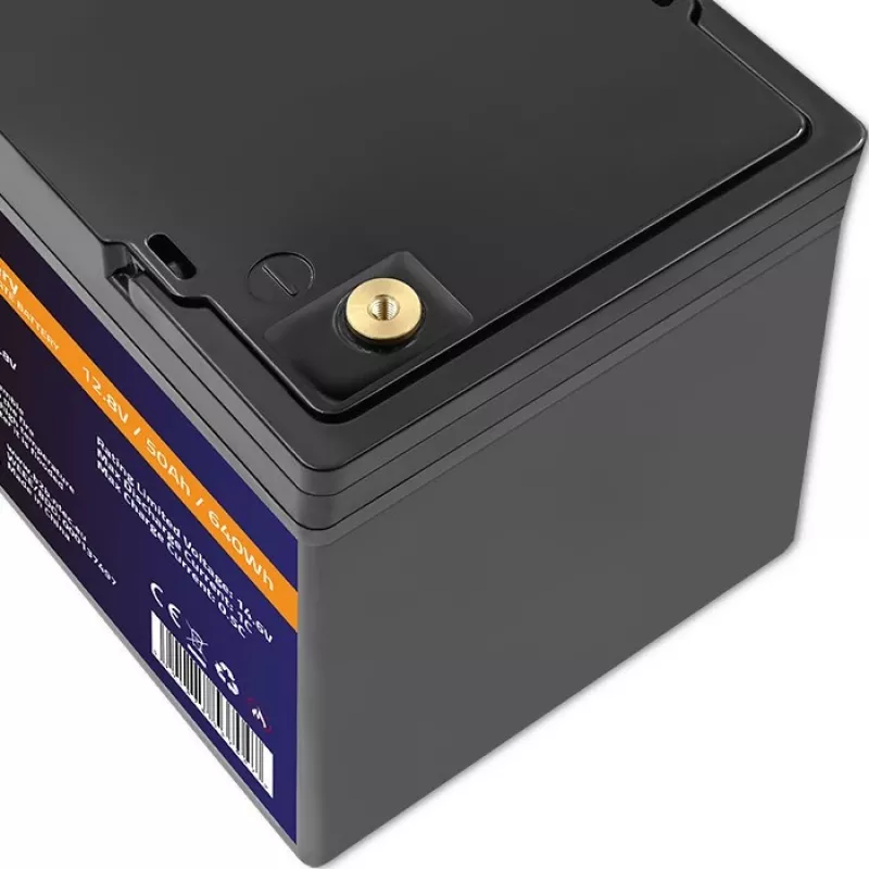 LiFePO4 akumuliatorius QOLTEC 12.8V 50Ah (53704) – atsarginiam maitinimui ir energijos kaupimui