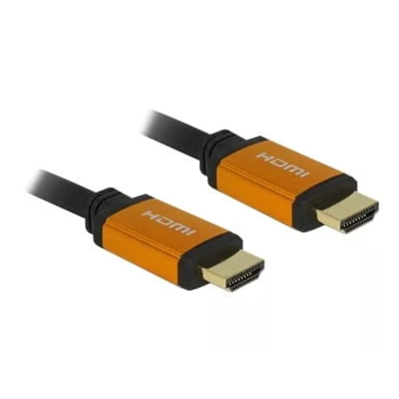 HDMI kabelis DeLOCK 85729 2 m HDMI Type A Standartinis juodas auksinis