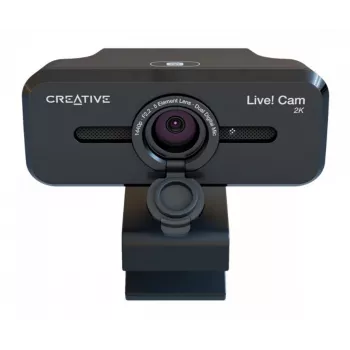 CREATIVE Live Cam Sync V3 2K QHD USB internetinė kamera su 4X skaitmeniniu priartinimu ir mikrofonais 1080P HD iki 95° matymo lauko, privatumo lęšiu, skirta PC ir Mac