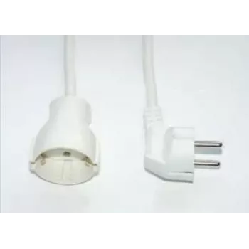 Prailginimo laidas e+p SV 5 5m 1 AC lizdas Baltas