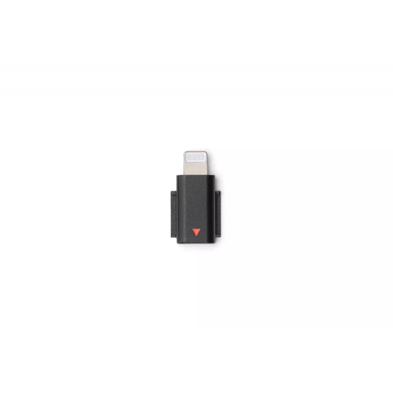 Garso adapteris DJI Mic 3 mobiliojo telefono adapteris (Lightning) – juodas, skirtas Apple įrenginiams