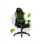 Huzaro HZ-Ranger 6.0 Pixel Mesh žaidimų kėdė vaikams, juoda-žalia