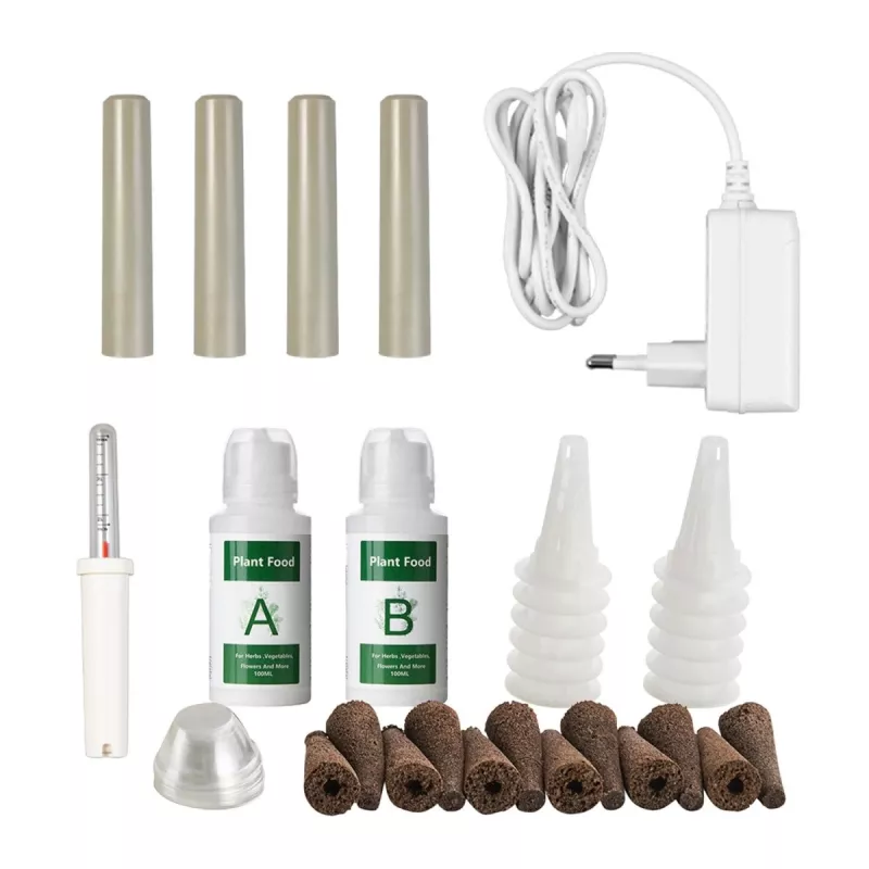 GreenBlue GB133 išmanusis kambarinis auginimo rinkinys su SMART vazonu, 4L talpa, 12 augalų, pilno spektro LED