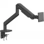 Monitorio laikiklis DIGITUS Single, spaustuvinis, iki 49 colių (124,5 cm), 20 kg, VESA 75x75–100x100, pakreipimas -20° iki 50°, aukščio reguliavimas, juodas