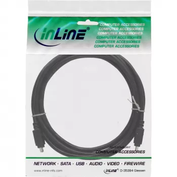 InLine FireWire 400 1394 laidas 4 kontaktų kištukas / kištukas 3 m