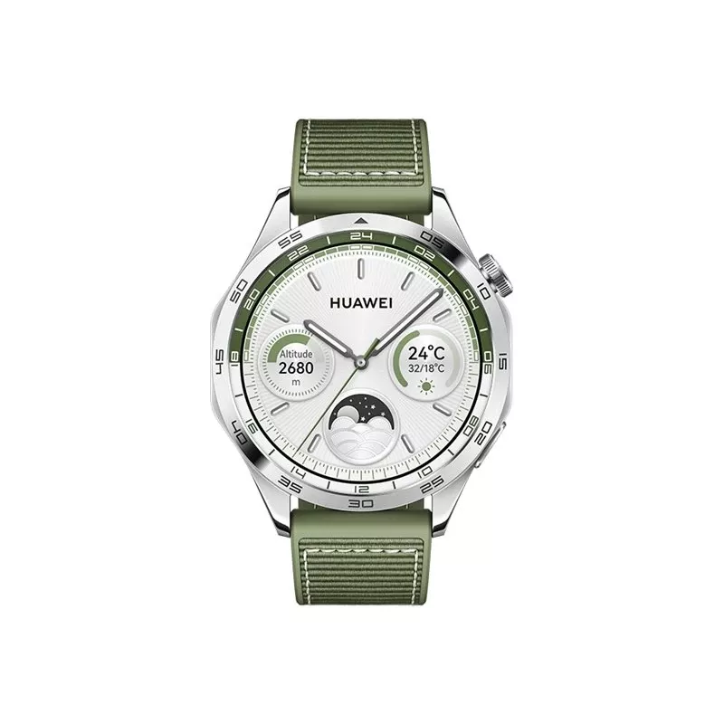 HUAWEI WATCH GT 4 išmanusis laikrodis – iki 2 savaičių baterijos veikimo laikas, kūno rengybos stebėjimas, suderinamas su Android ir iOS, sveikatos stebėjimas su pulso bangų aritmijos analize