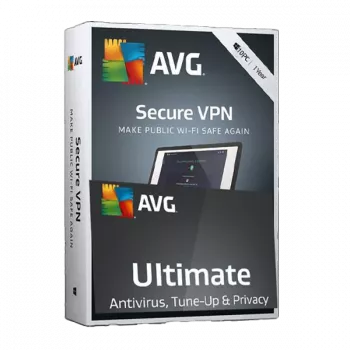 AVG Ultimate + VPN | 10 Įrenginių | 1 Metai | Pasaulinė