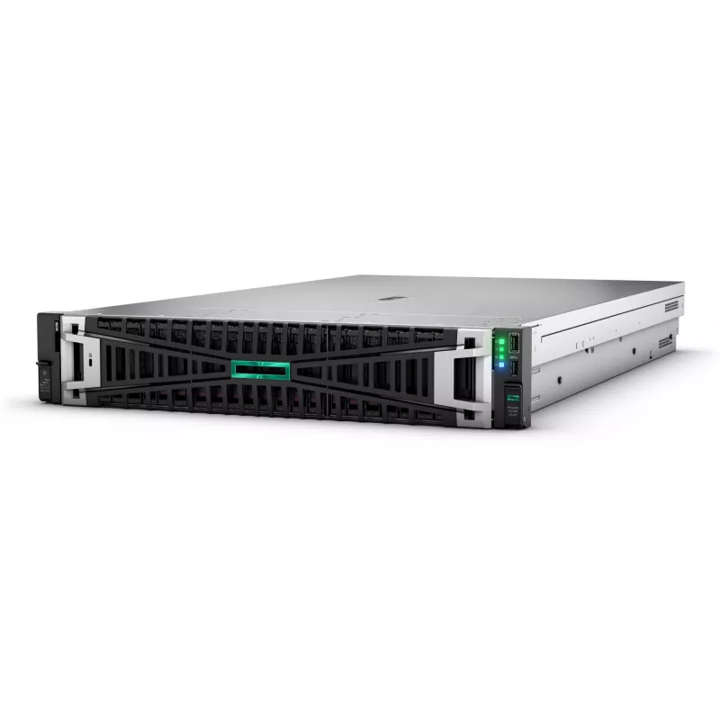 Serveris HPE ProLiant DL380 Gen11 4510 2,4 GHz 12 branduolių 1P 64 GB-R 8SFF MR408i-o 2x960 GB SSD 2x1000 W PS EMEA
