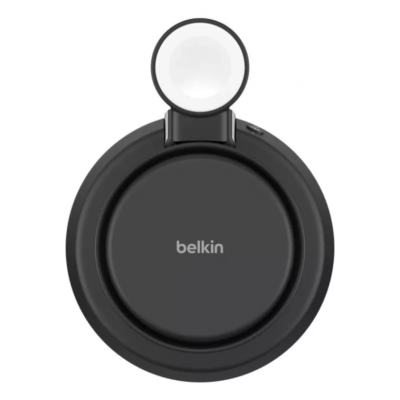 Belaidis įkroviklis Belkin UltraCharge Pro 25W Qi2 3in1 magnetinis įkroviklis anglies spalvos