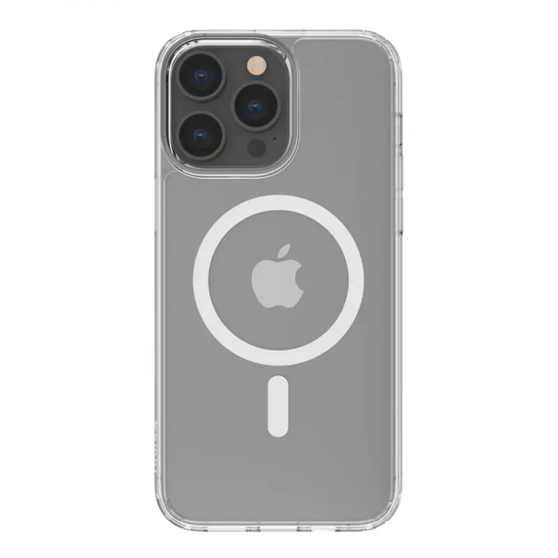 Belkin MSA011BTCL SheerForce magnetinis apsauginis dėklas iPhone 14 Pro Max, antibakterinis, skaidrus
