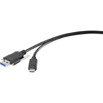Renkforce RF-3386040 Laido adapteris USB 3.2 Type A USB-C juodas (RF-3386040)