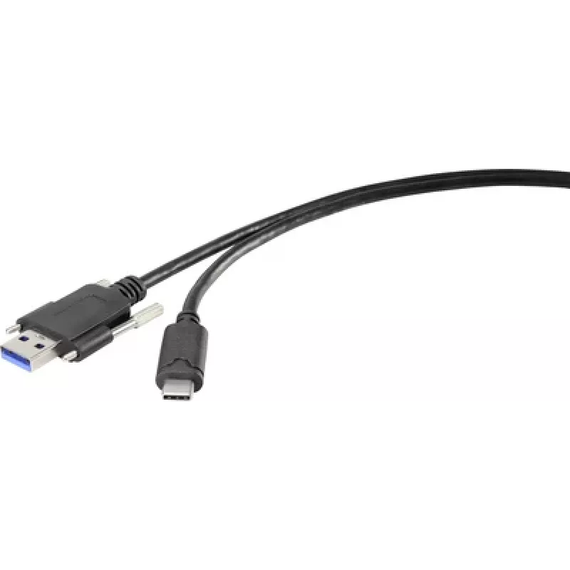 Renkforce RF-3386040 Laido adapteris USB 3.2 Type A USB-C juodas (RF-3386040)