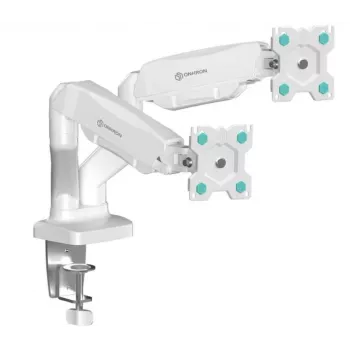 Sieninis laikiklis ONKRON G160-W 13–32 colių monitoriams, baltas, fiksuoto pasvirimo, VESA 75x75–100x100
